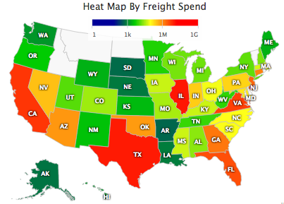 heat map